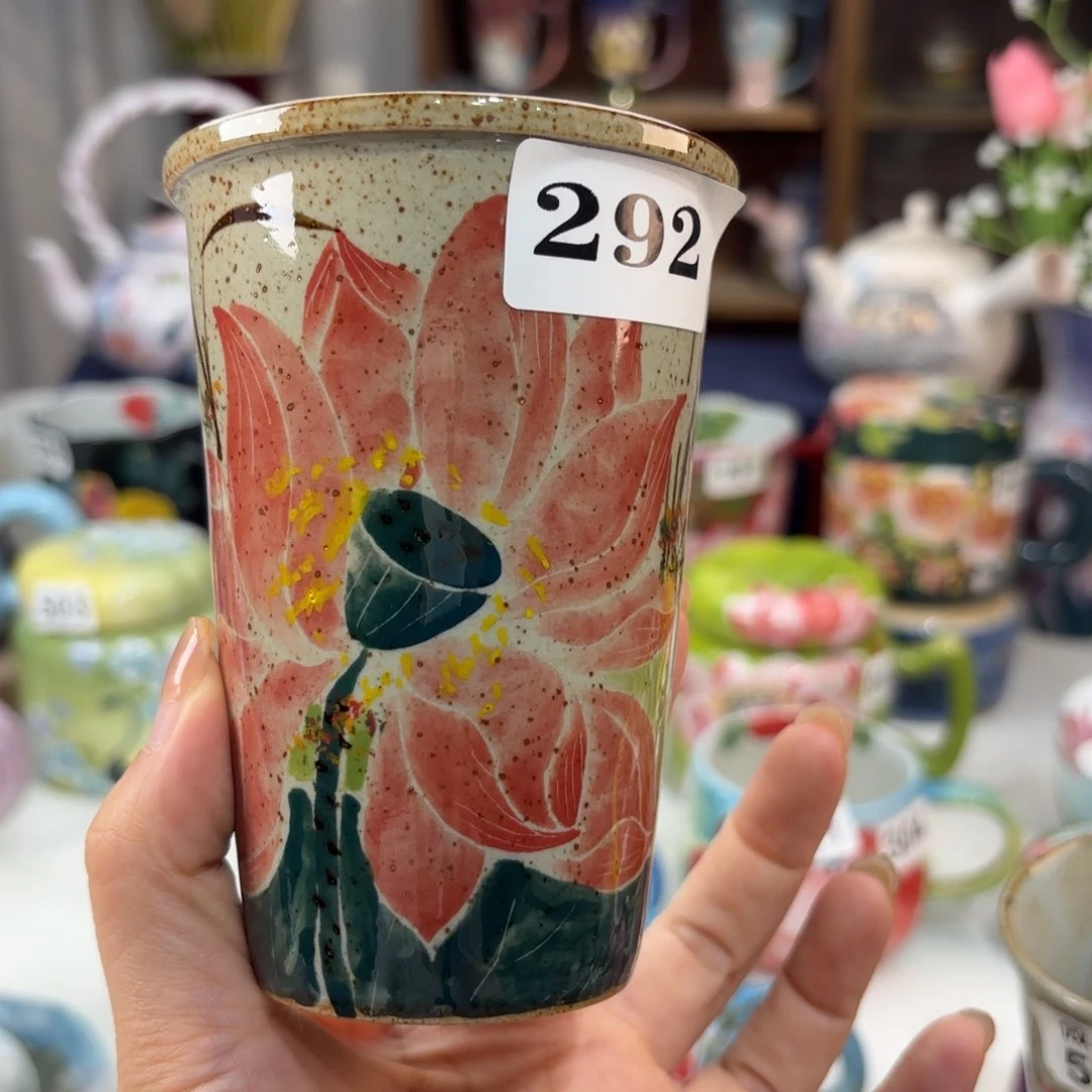 瓷片妮*侠景德镇手绘高温釉下彩陶瓷茶具