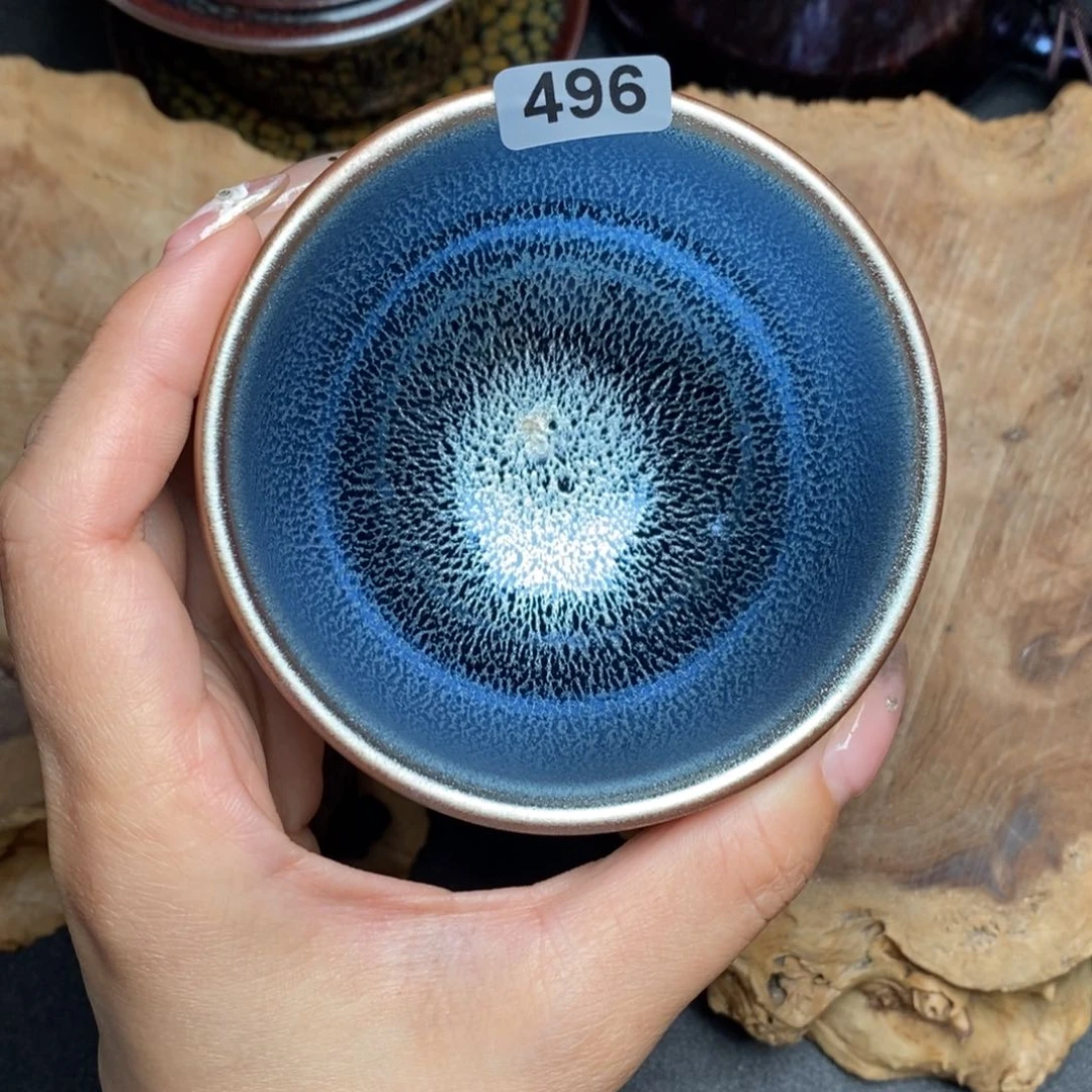 茶盏建窑建盏主人杯496微瑕