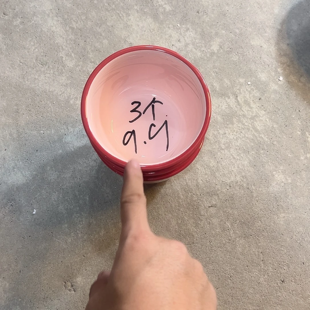 米其林4.5寸碗3个