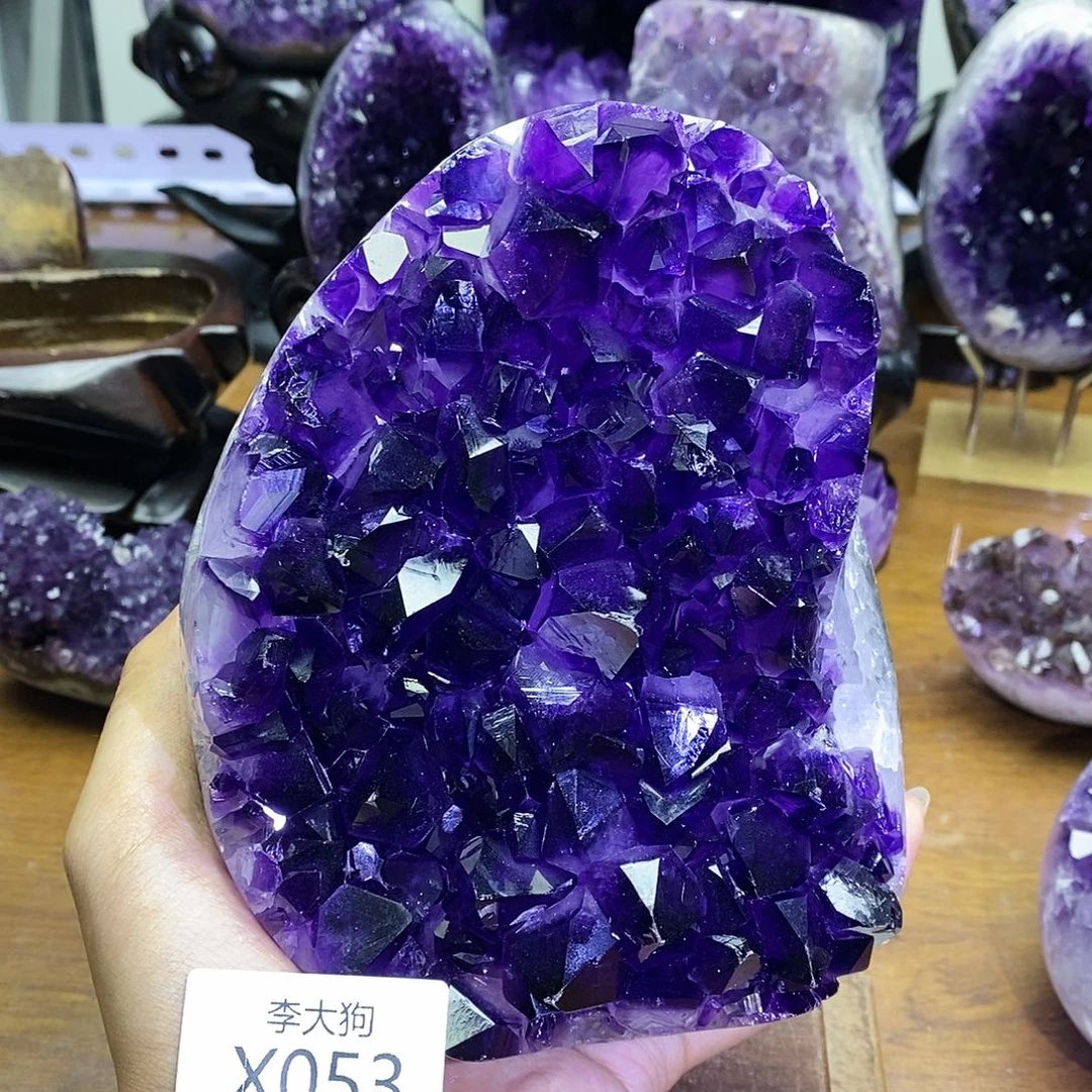 银S925镶嵌大型摆件（非配饰）紫晶