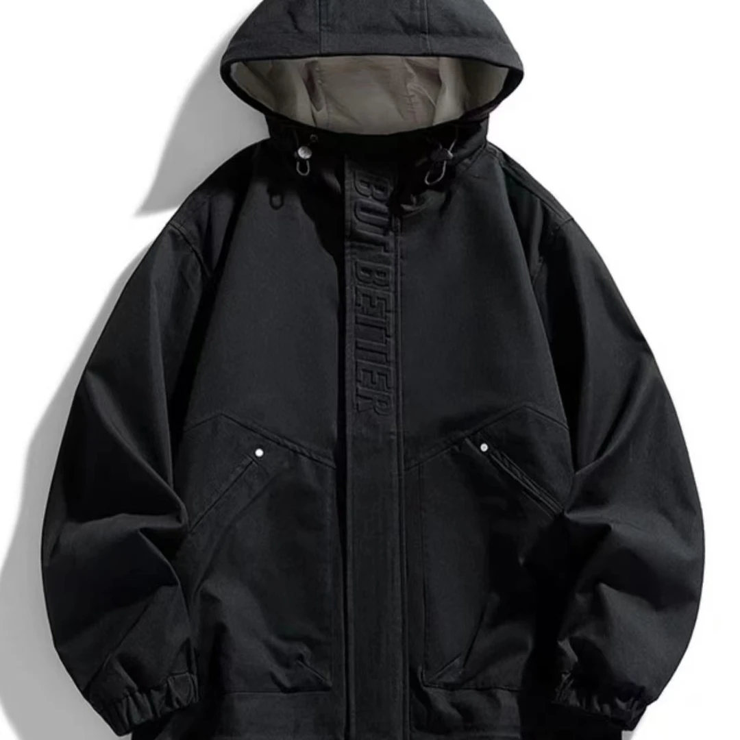 1109金家鹅新款时尚宽松情侣百搭休闲秋冬穿搭男女同款棉衣外套