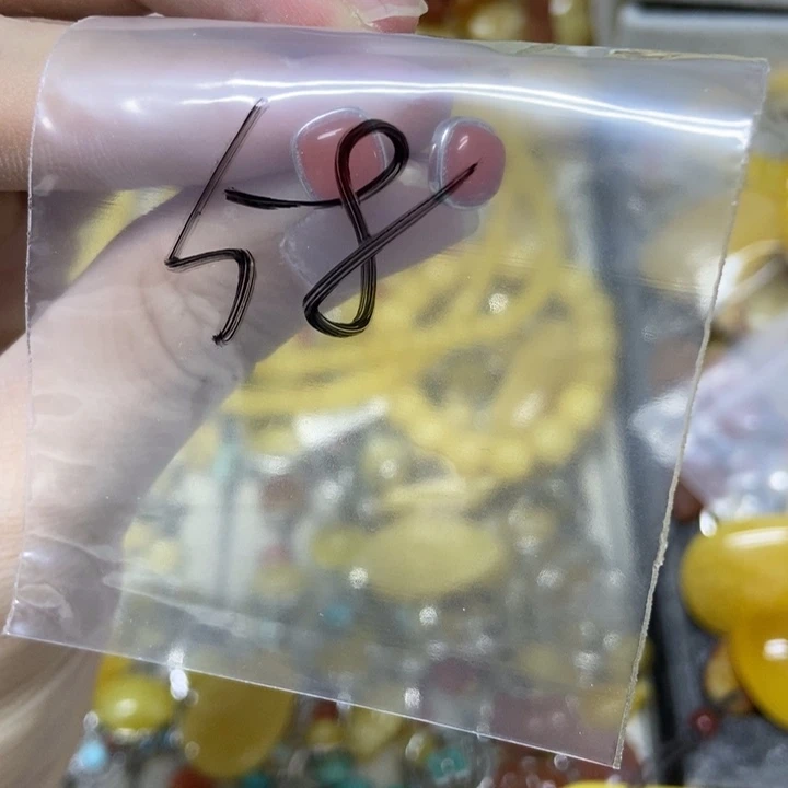 银S925镶嵌蜜蜡裸石多样性发货
