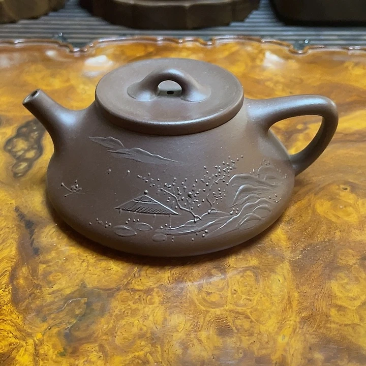 檟***哲茶壶紫砂全手工紫砂壶制作