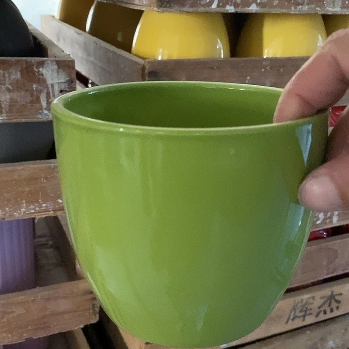 陶摆件陶盆有孔 瑕疵介意勿拍