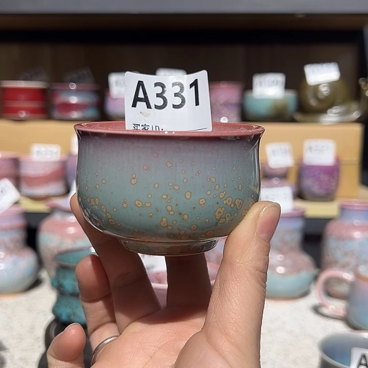 钧瓷杯子钧瓷瓶子
