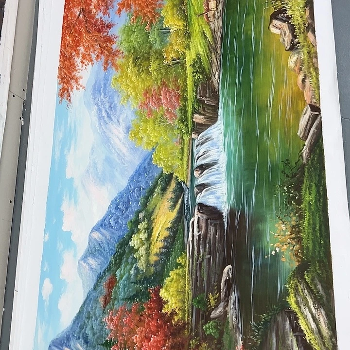 油画会一直欢欢喜喜我