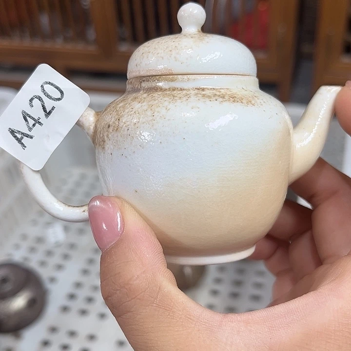 柴烧裸烧纯手工制作瑕