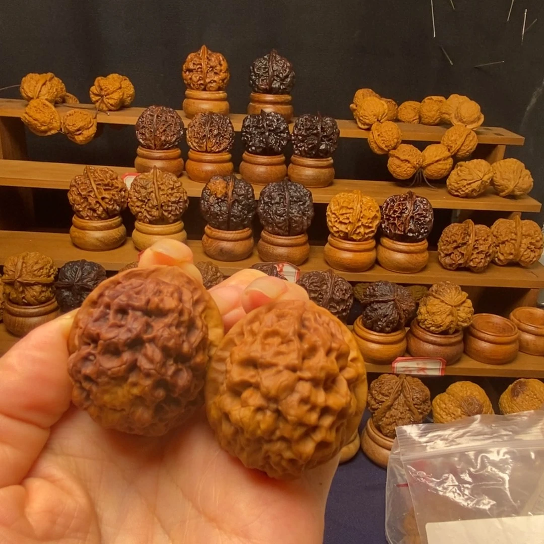 核桃手串/手链珍珠元气40