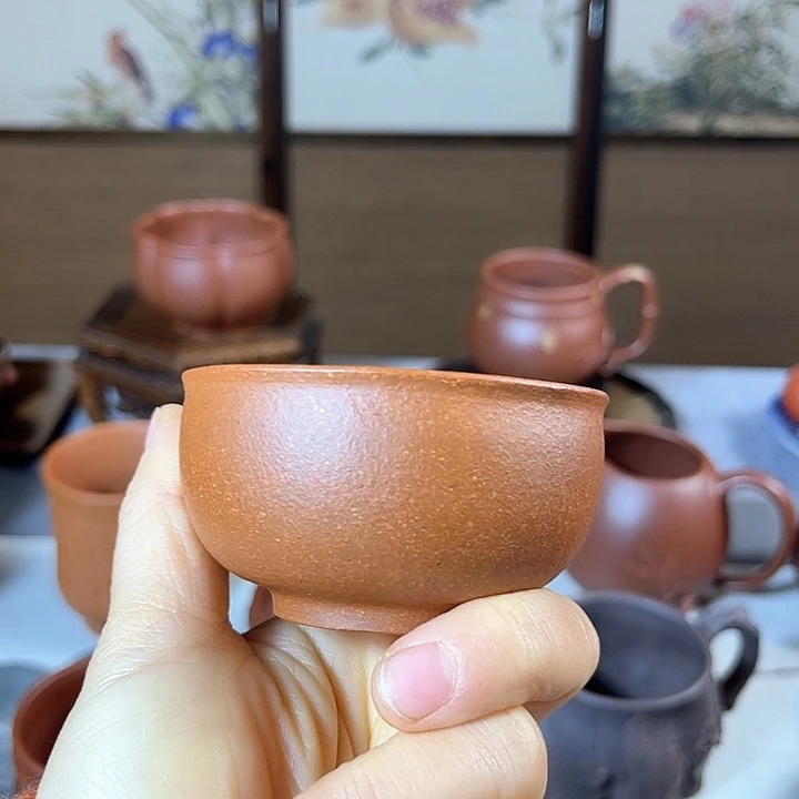 紫砂茶杯全手工主人杯容量70
