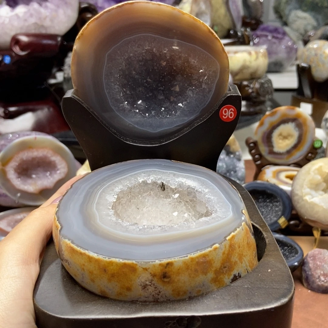 紫晶摆件未镶嵌水晶