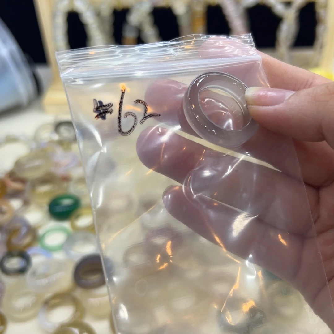 玛瑙/玉髓戒指合金62港17