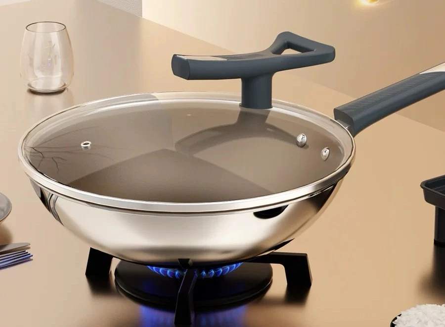 2025品牌撤柜铁锅炒菜锅经典锅家用圆锅钛离子烧锅