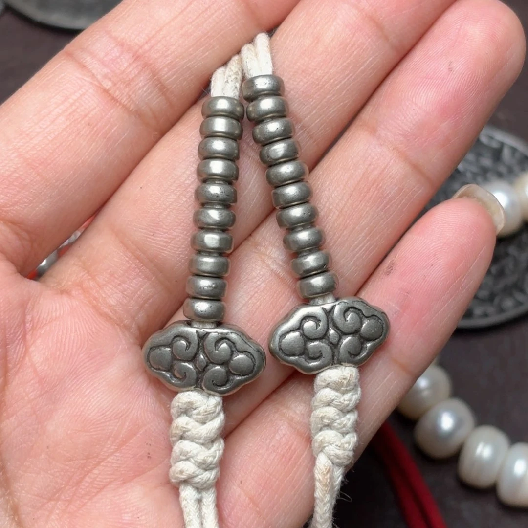 铜星月菩提吊坠项链