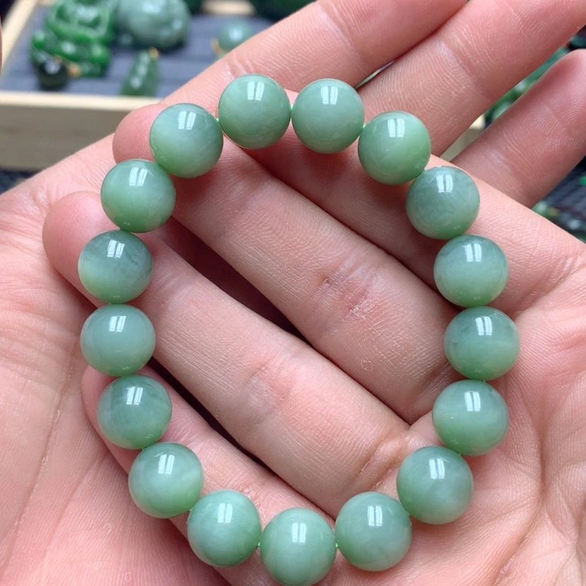 【闪购商品】和田玉（碧玉）手链未镶嵌