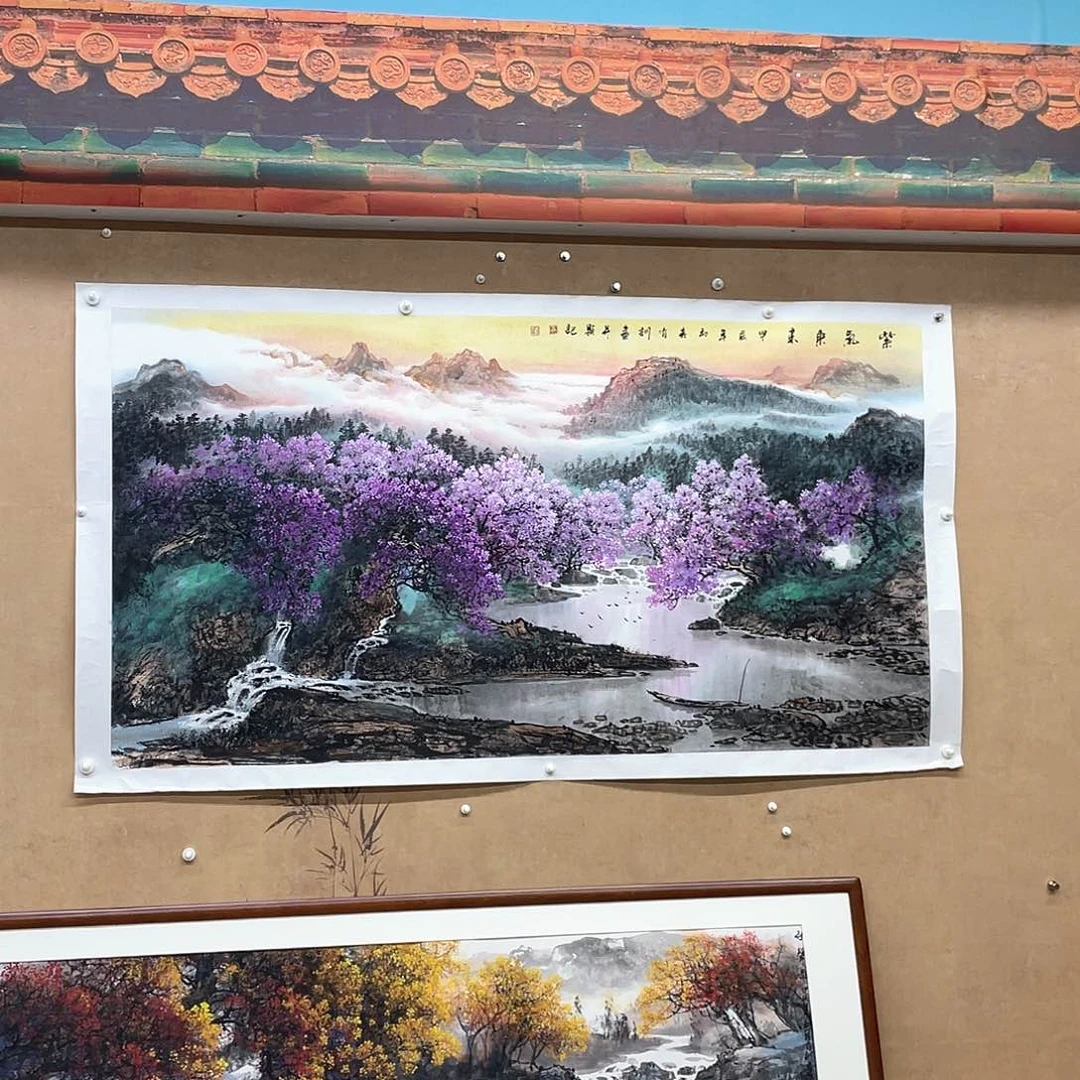 国画雷*⋄手绘国画精品山水，李有训