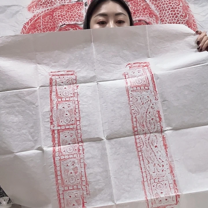 其他拓片用纸汉砖拓片
