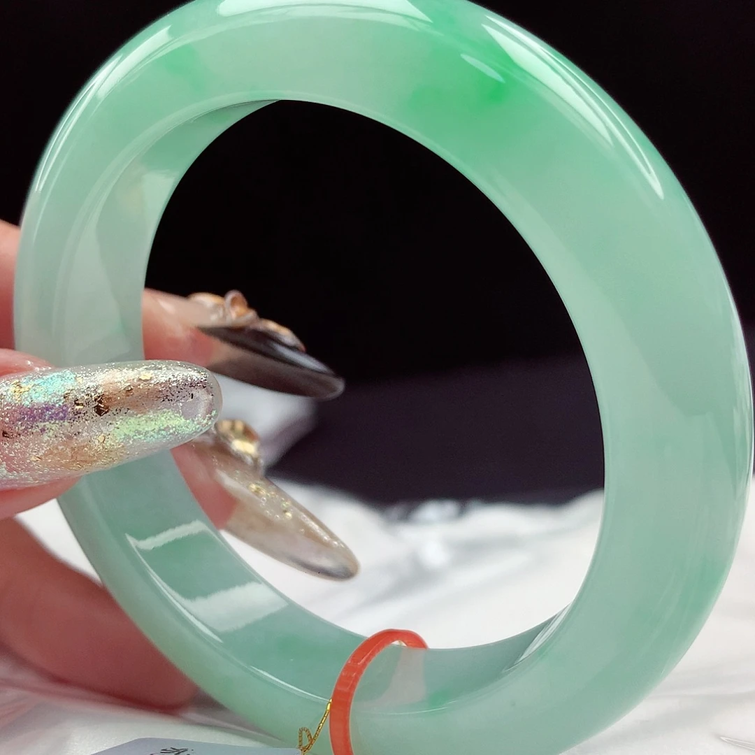 未镶嵌手镯翡翠52圈3113