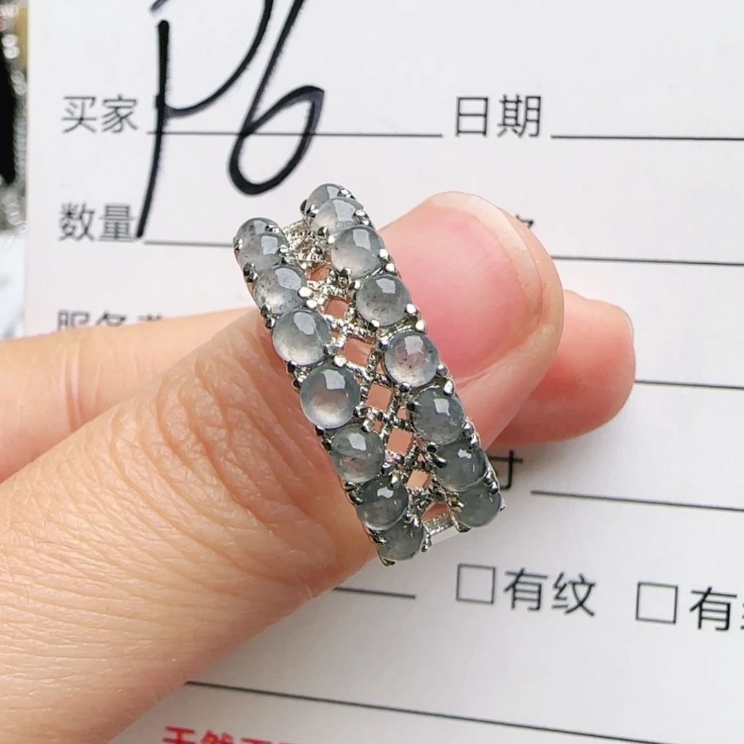 银S925镶嵌手链翡翠