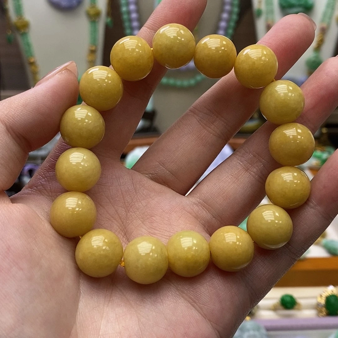 颈饰未镶嵌翡翠手链13.5