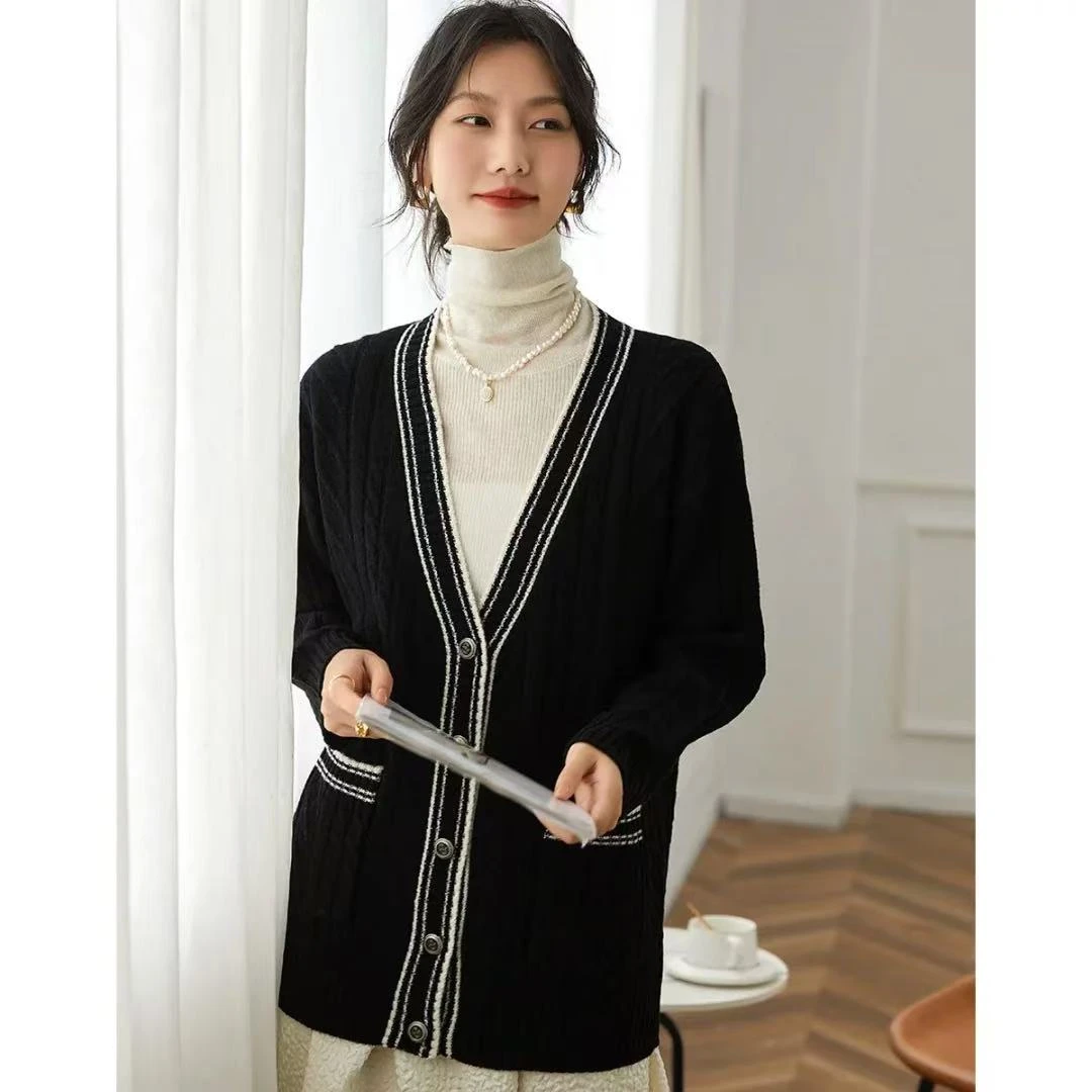 100%绵羊毛女式羊毛衫24DAK1125