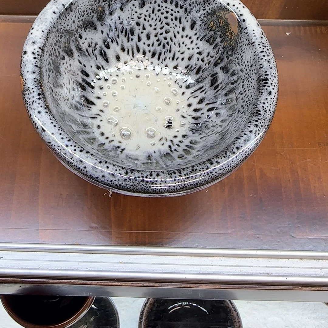 苍***白茶盏印春堂柴烧建盏