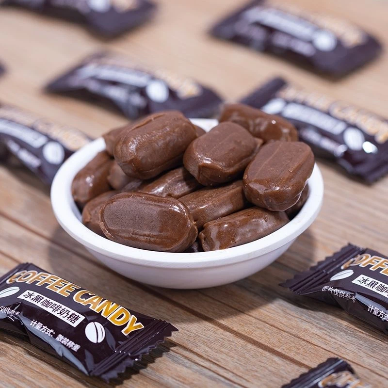 新款特浓薄荷咖啡奶糖即食冰凉薄荷糖味道十足开车犯困解馋小零食