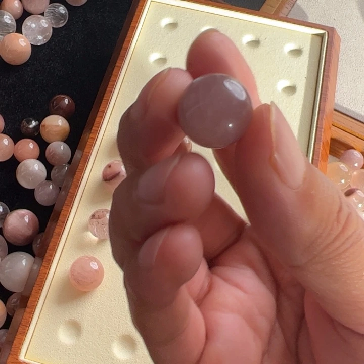 水晶手链未镶嵌斐*娜14.8单珠定制通孔不退不换