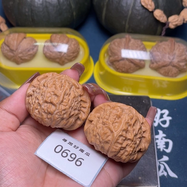 把件文玩核桃南瓜墩47-0696