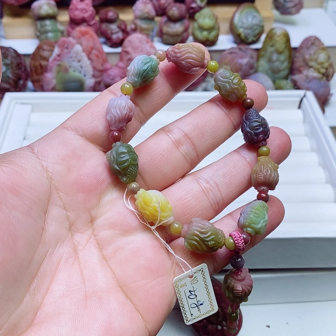 玛瑙/玉髓盐源玛瑙手链未镶嵌