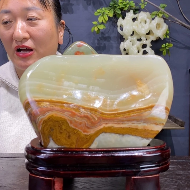 石材精品古青石摆件