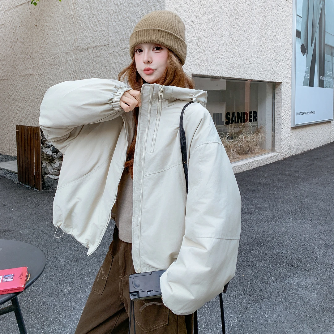 今年流行小个子羽绒服女冬季2025年新款巨好看冲锋衣羽绒服外套