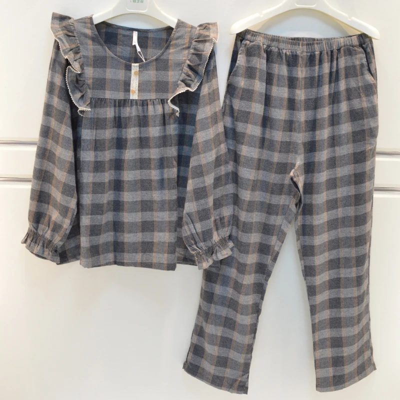 品牌睡衣女春秋家居服21461