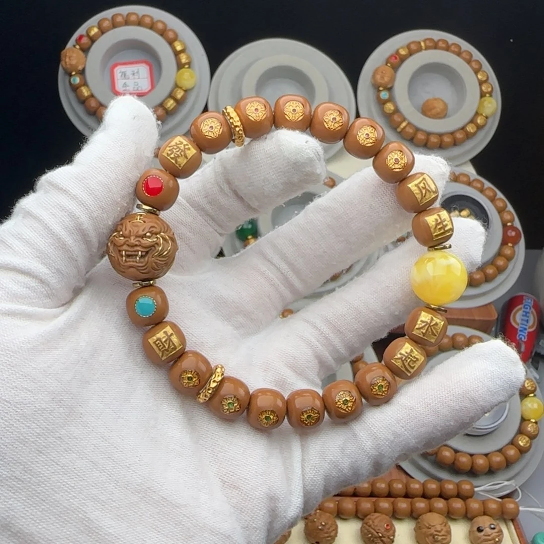 驸***马吊坠猴头核桃全品老型猴头手串私人订制特价福利