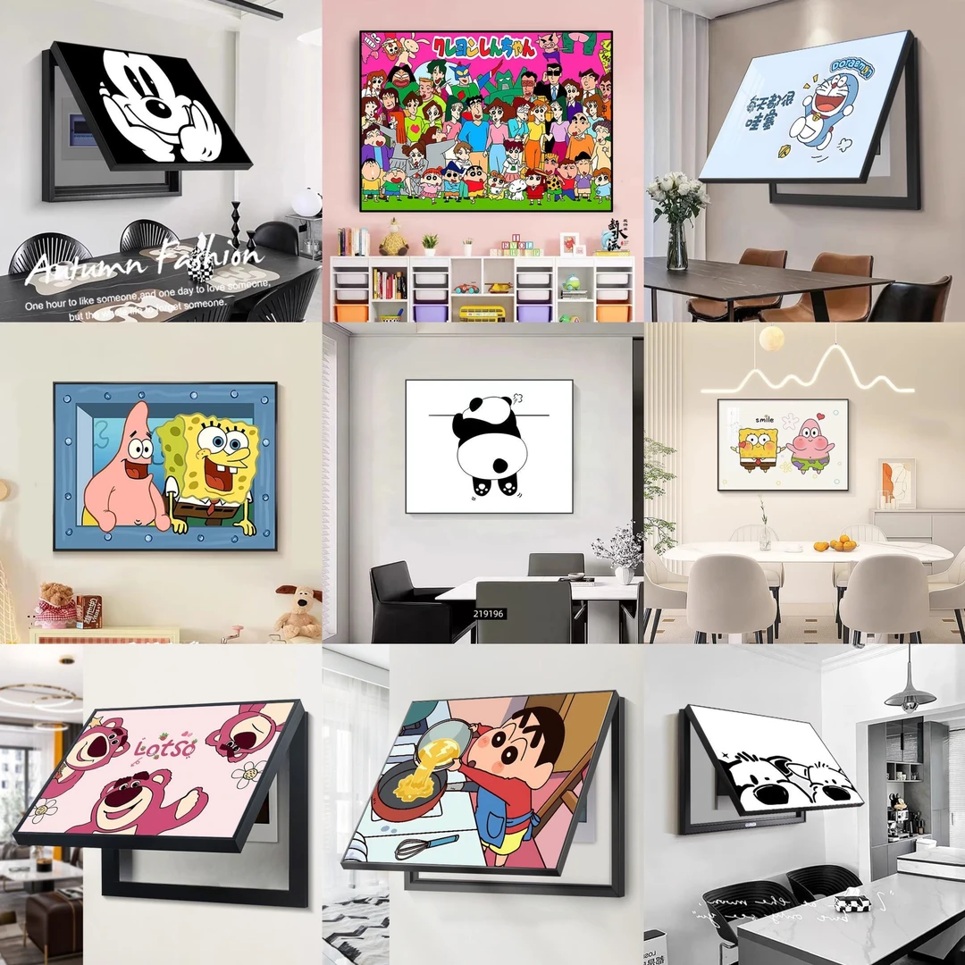 免打孔电表箱装饰画遮挡配电箱餐厅开关电闸盒挂画