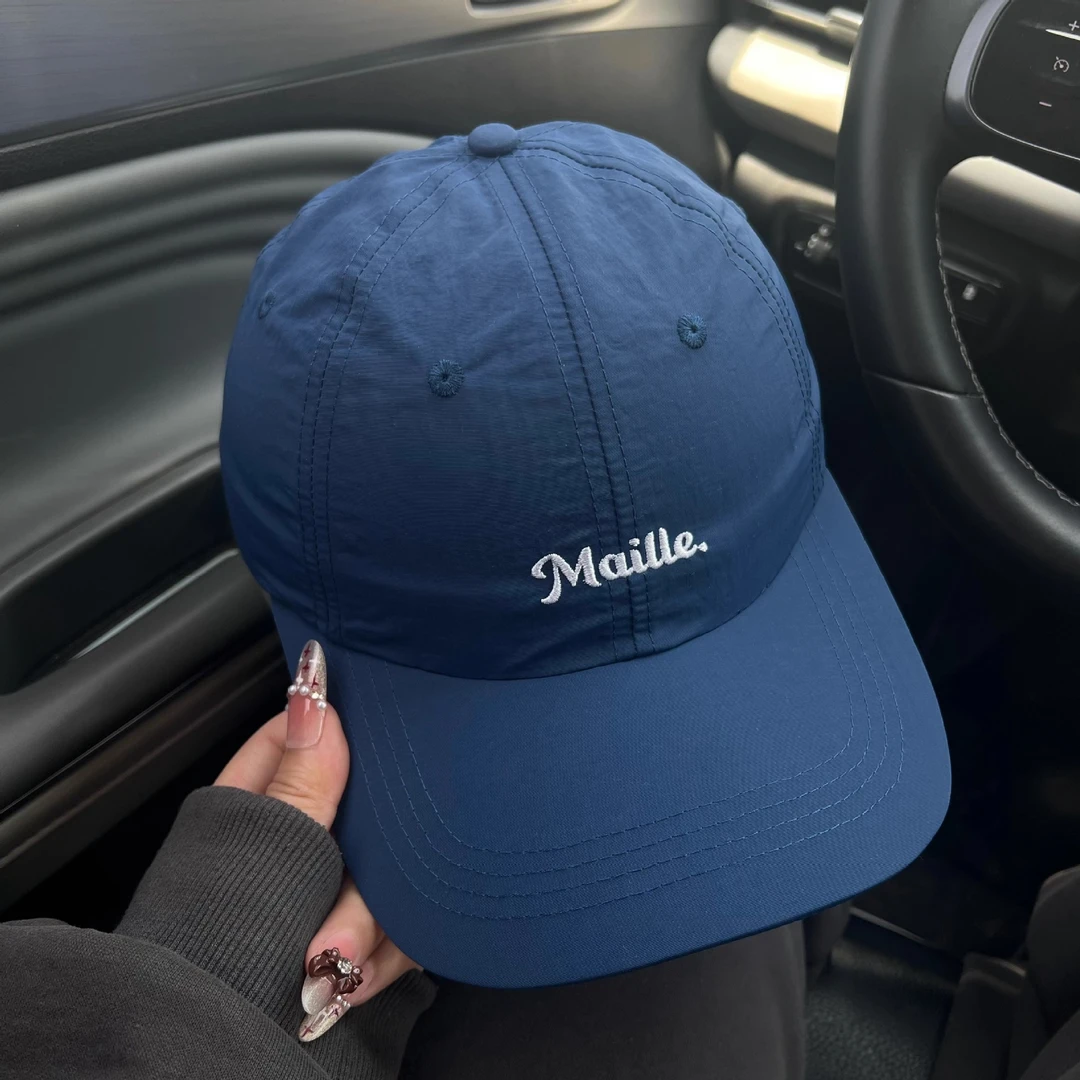 显脸小女士鸭舌帽2025新款速干薄款棒球帽子宽檐大脸显显脸小遮阳