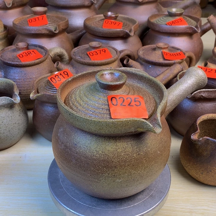 云南手工柴烧烤茶罐1000毫升