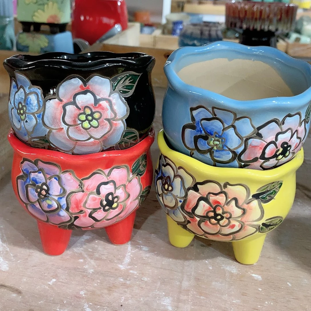 陶瓷陶瓷多肉花盆特价