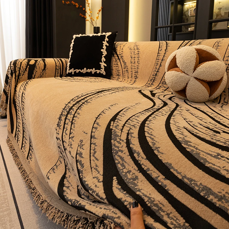 简约时尚现代新款四季通用沙发盖布沙发巾一整张全盖靠背垫沙发垫