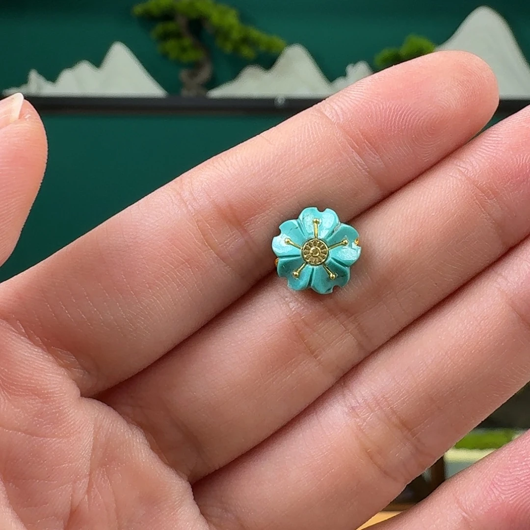 明***溪绿松石未镶嵌珠宝奇石