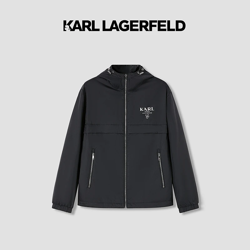 【臻享男装】KARL LAGERFELD卡尔拉格斐连帽外套1K1D70109341