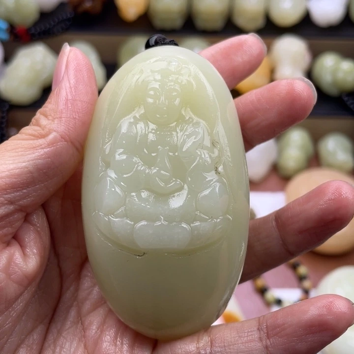 刘***东石材古青石手把件