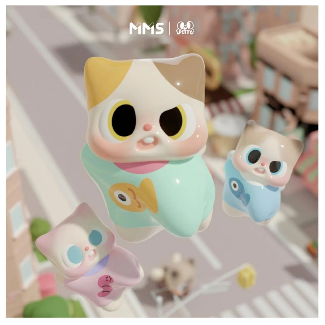 【拆袋】pitty2代猫猫日常萌粒盲袋潮玩