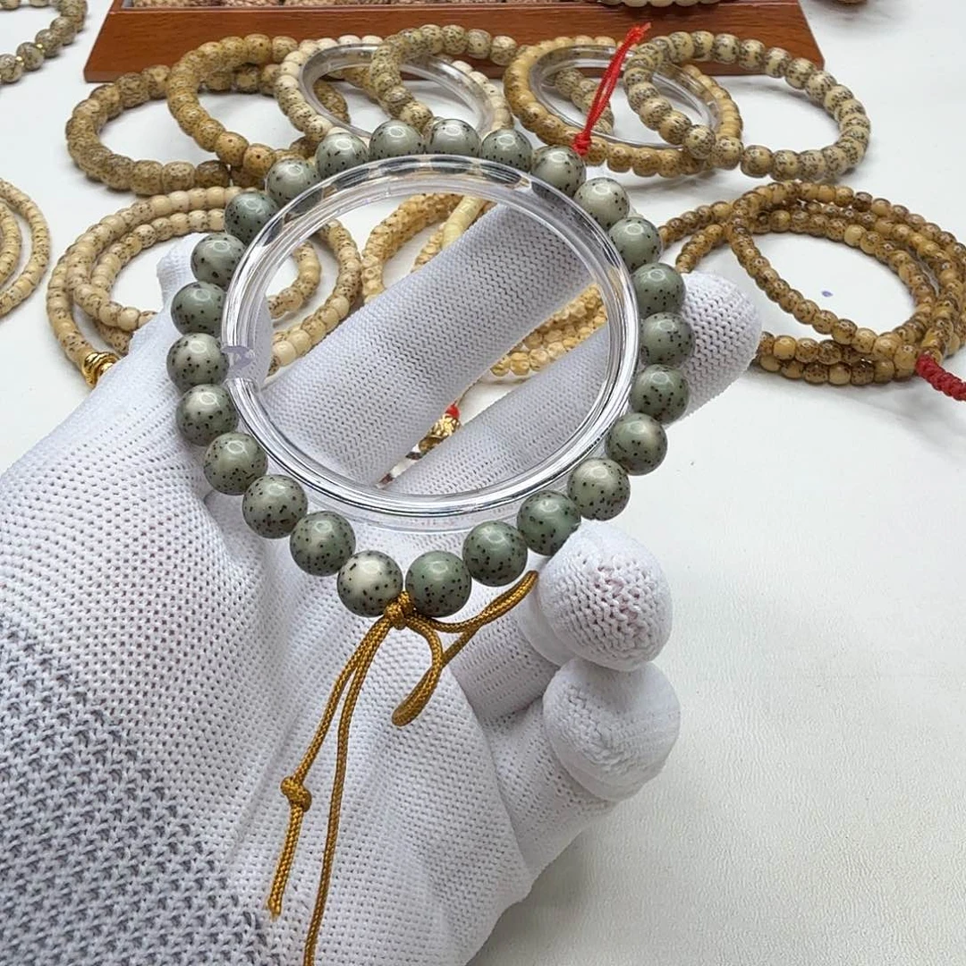 星月菩提吊坠5灭世糯冰绿河豚9圆手持