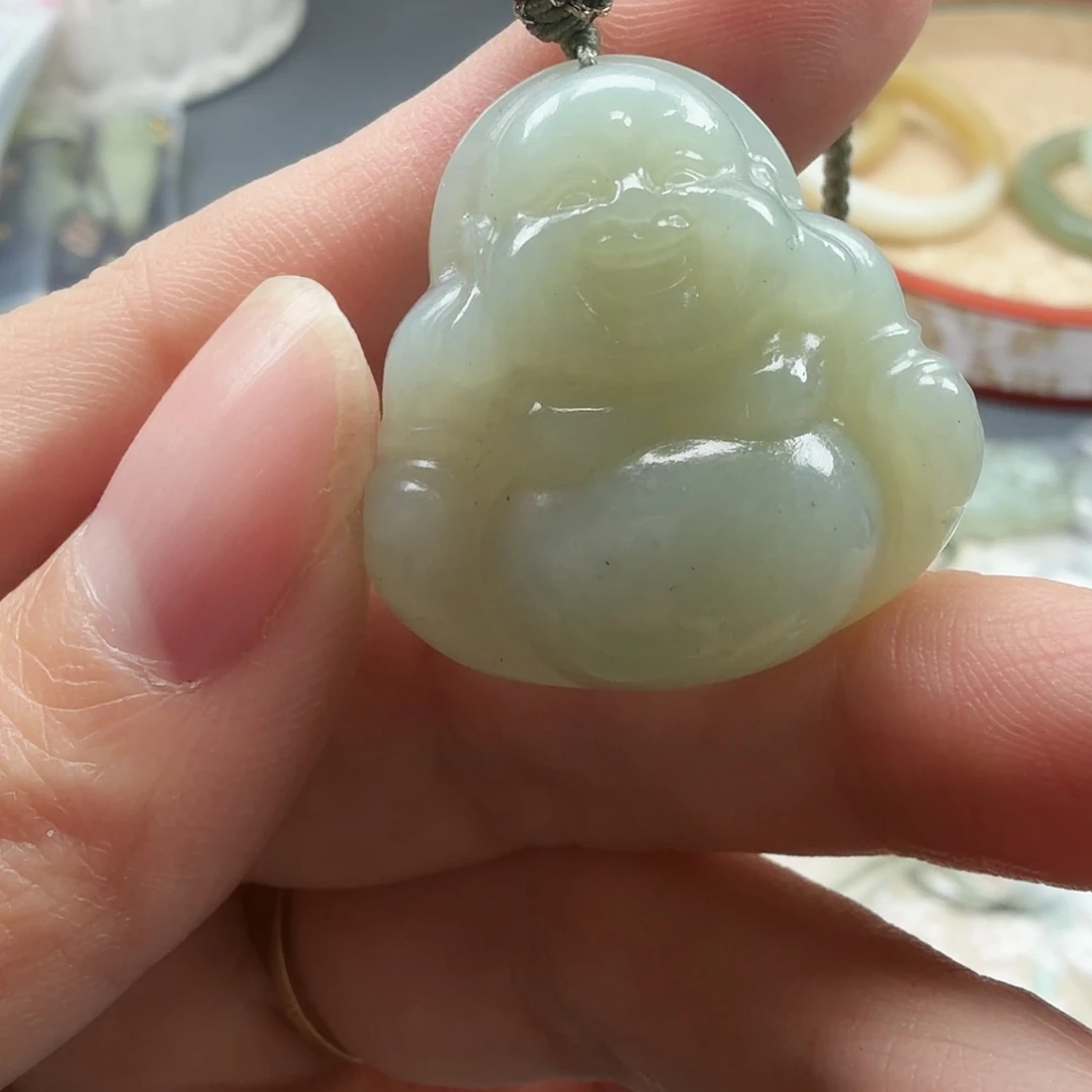 和田玉未镶嵌颈饰33