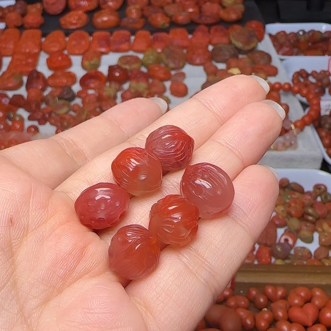 南红玛瑙未镶嵌吊坠(不含链)