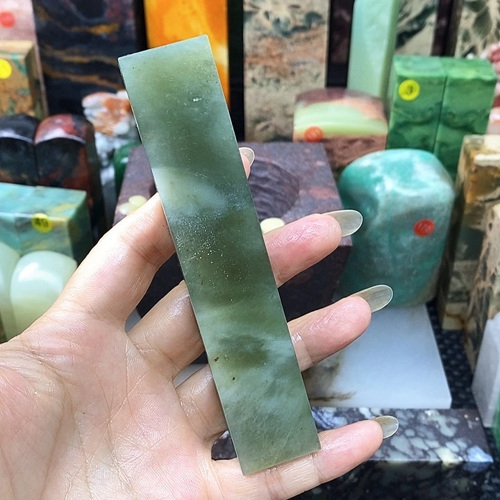 凤***歌印石青田石辽宁石头