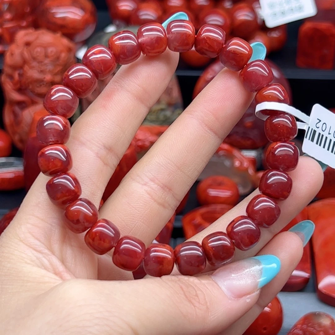 南红玛瑙配饰未镶嵌9mm