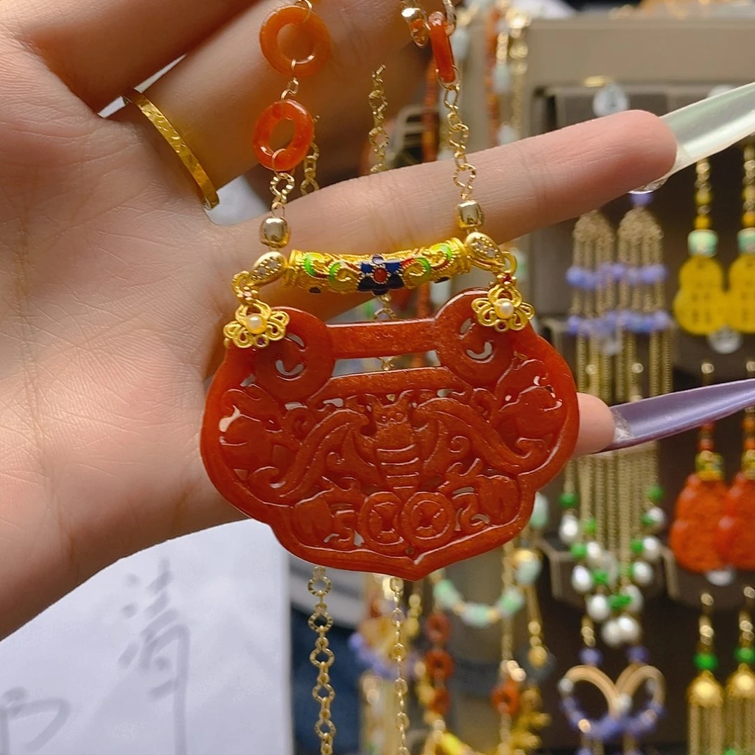 翡翠合金耳饰翡翠