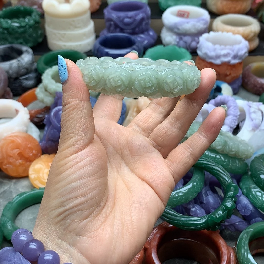 毛衣链未镶嵌石英质玉用****4