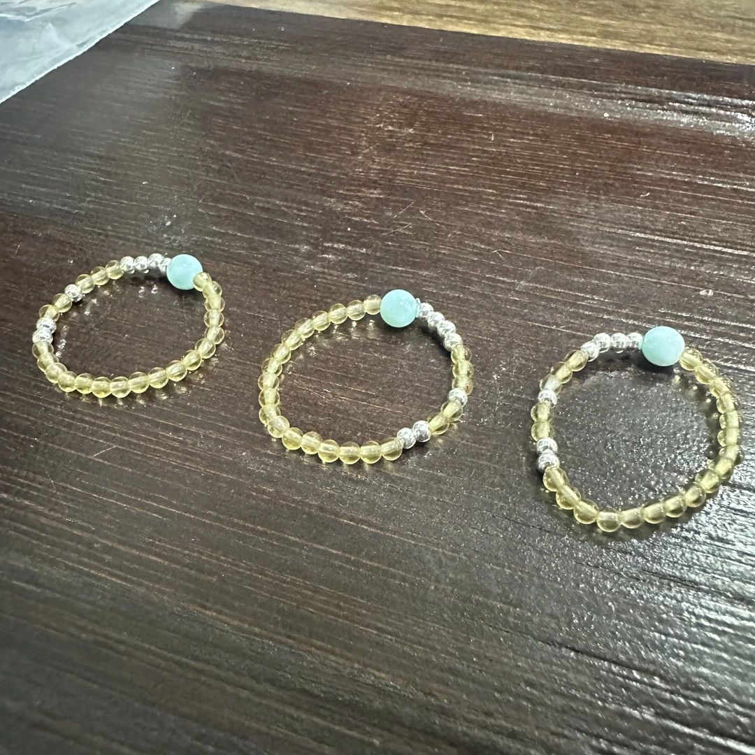 【小院甄选】黄水晶戒圈 多样性发一件 EAS1400